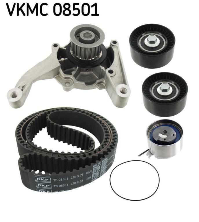Bomba de agua + kit correa distribución SKF ref. VKMC 08501